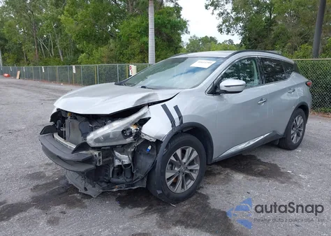 2018 Nissan Murano Sv из США, поврежденный, VIN 5N1AZ2MG8JN124465